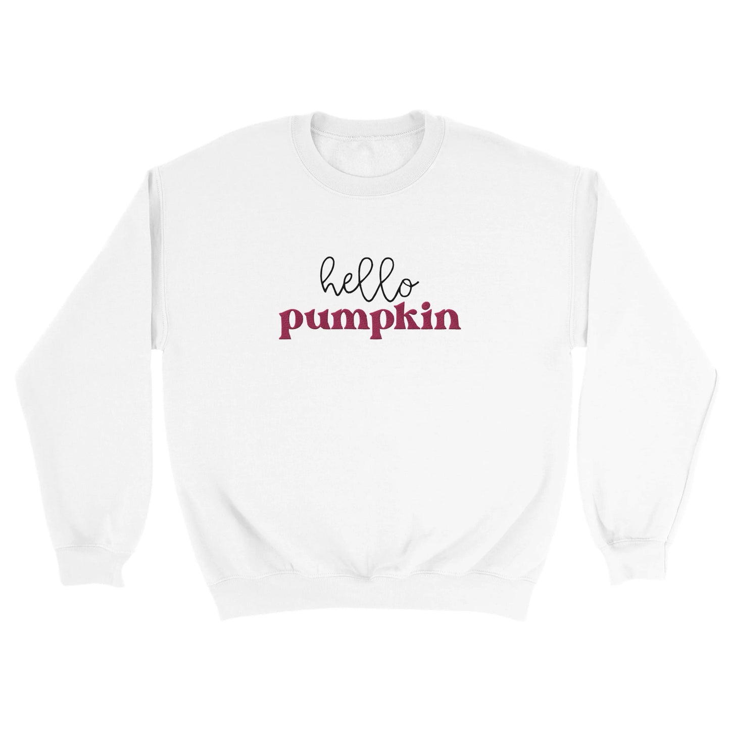 Hej Pumpa Hösttröja - Broderad