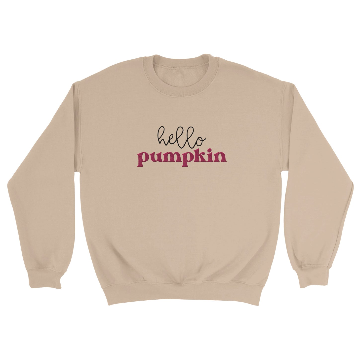 Hej Pumpa Hösttröja - Broderad