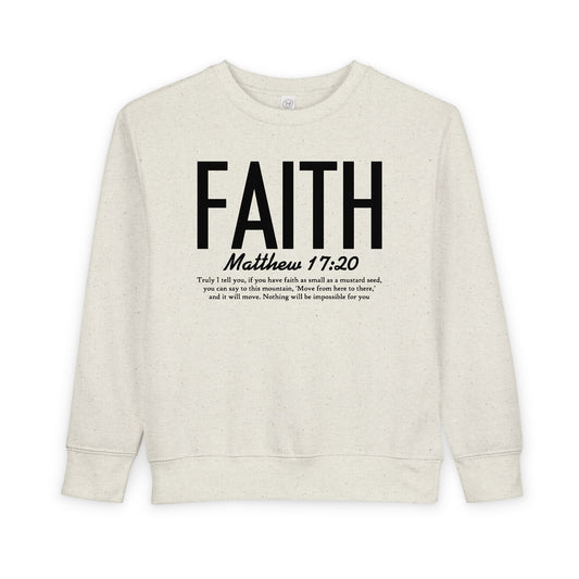 Bibelvers genser til barn - Matthew 17:20
