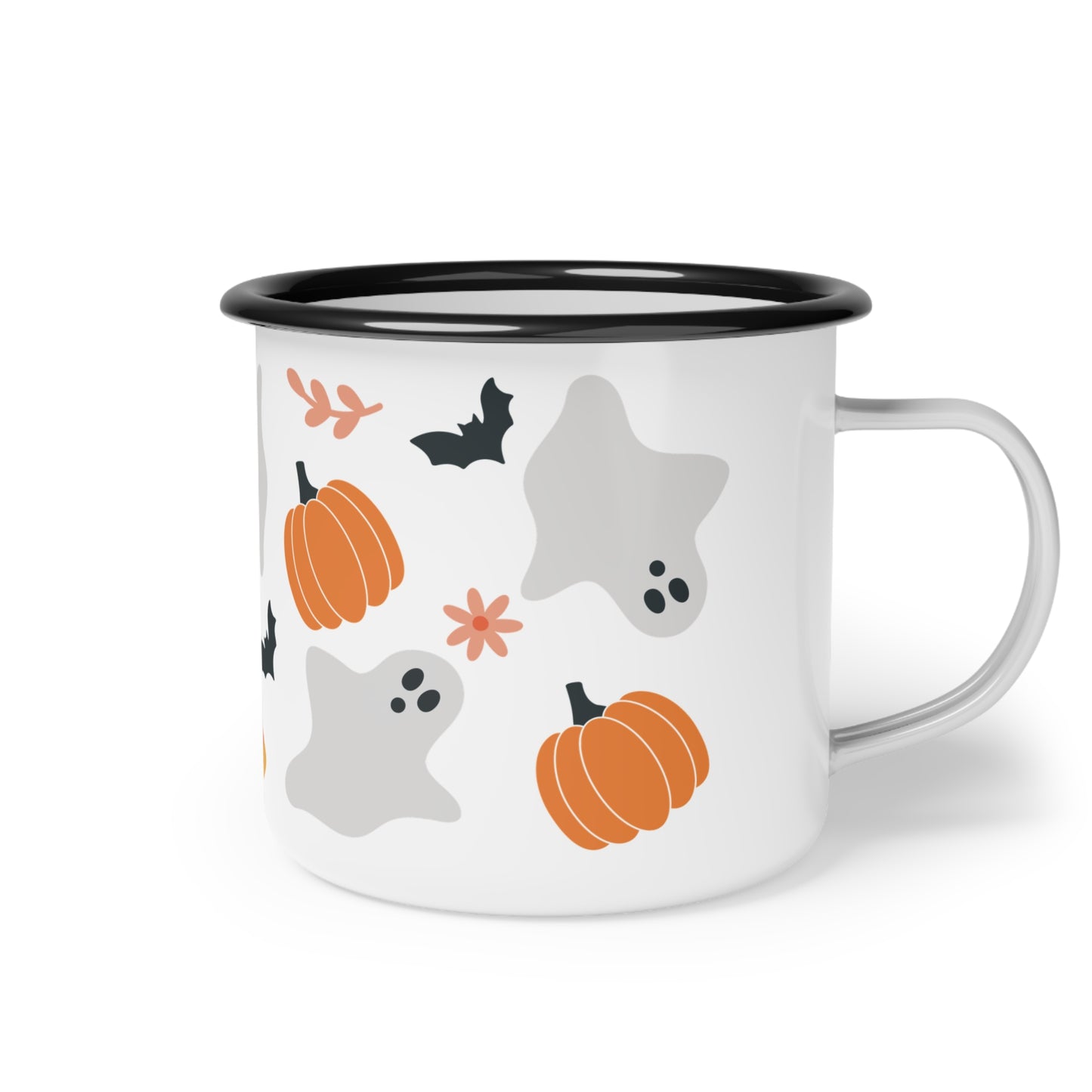 Halloween Spøkelse Enamelkrus