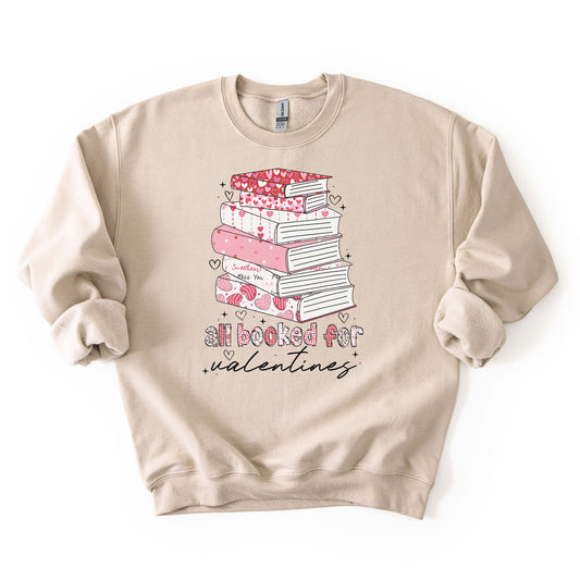 All booked for Valentine Sweatshirt