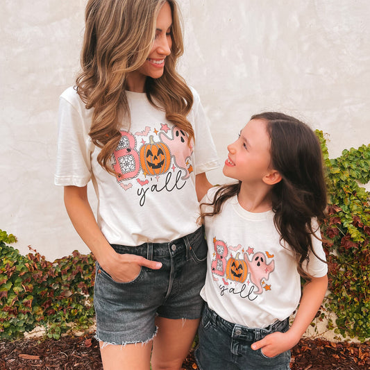 Boo Ya'll Mommy and me t-skjorter