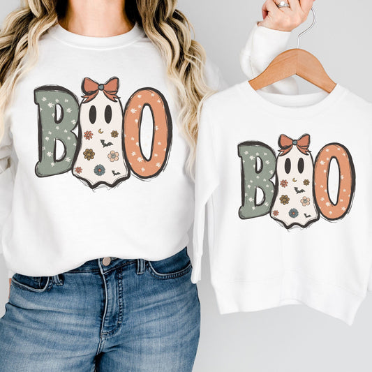 Boo Halloween Genser Mini