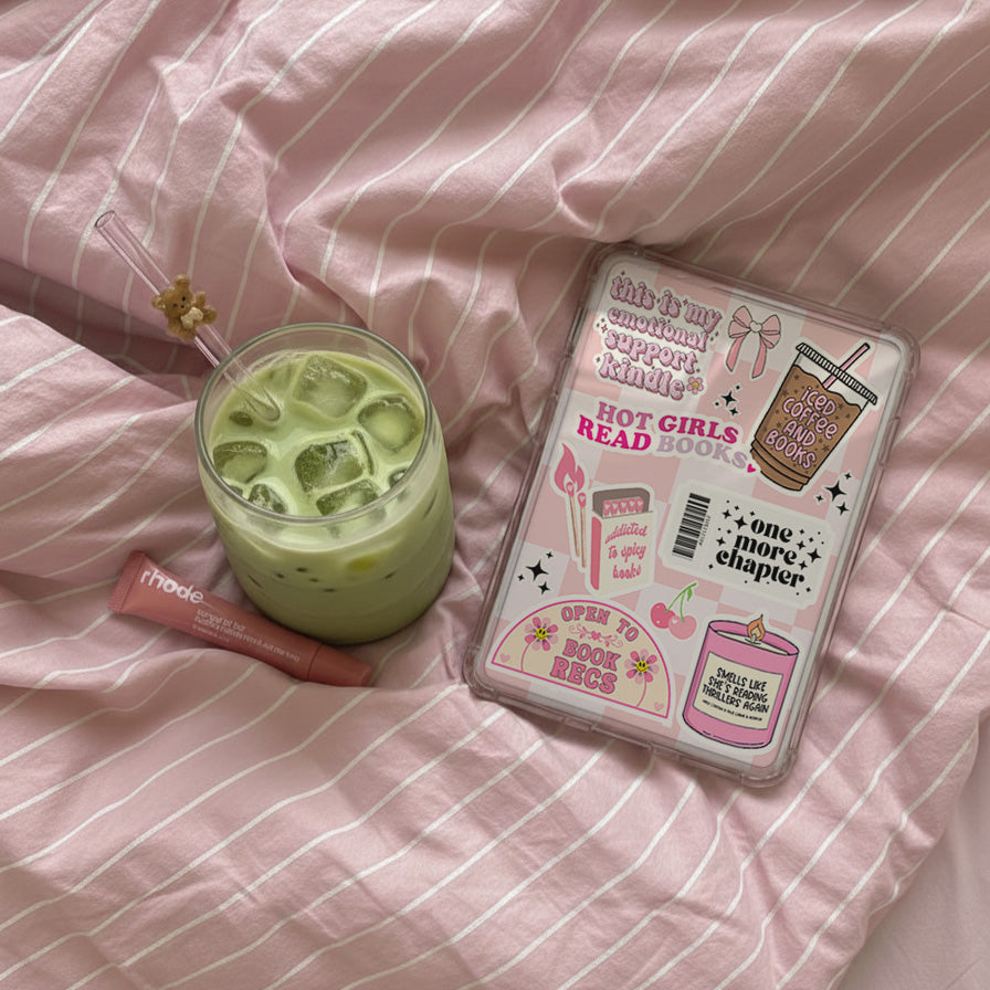 Booktok Kindle Insert Pink