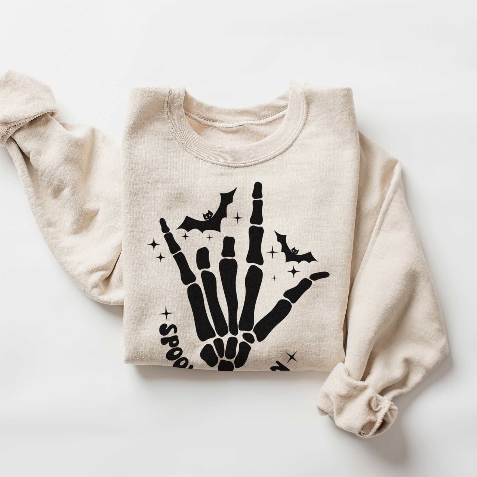 halloween genser spooky season sand