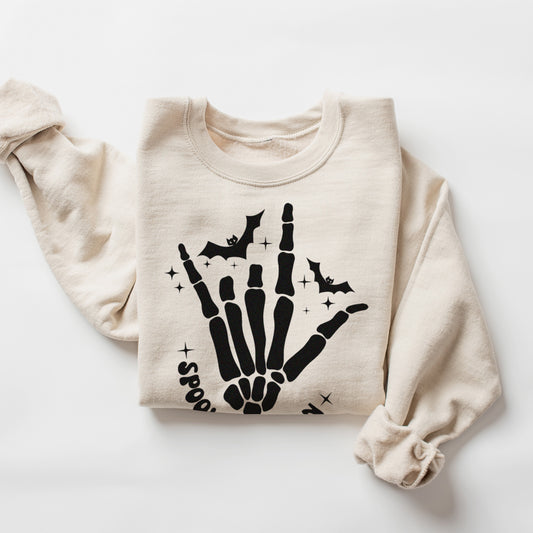 halloween genser spooky season sand