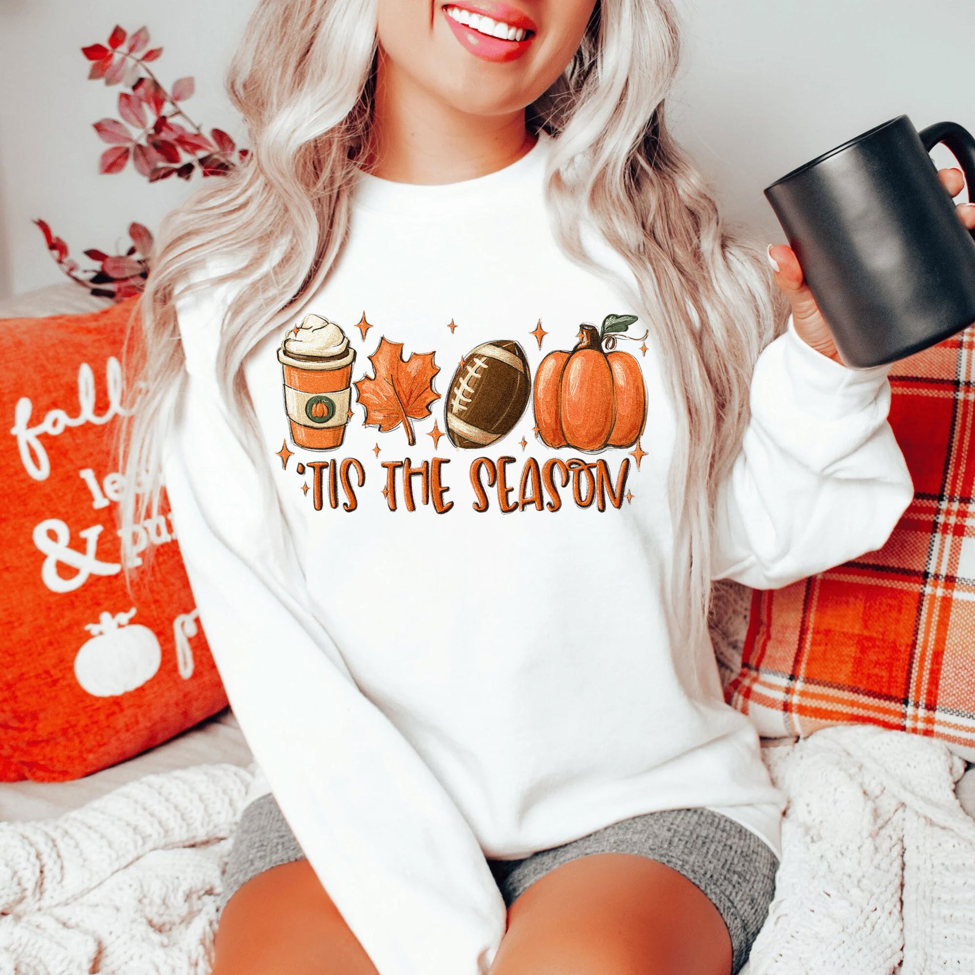 høstgenser hvit tis the season