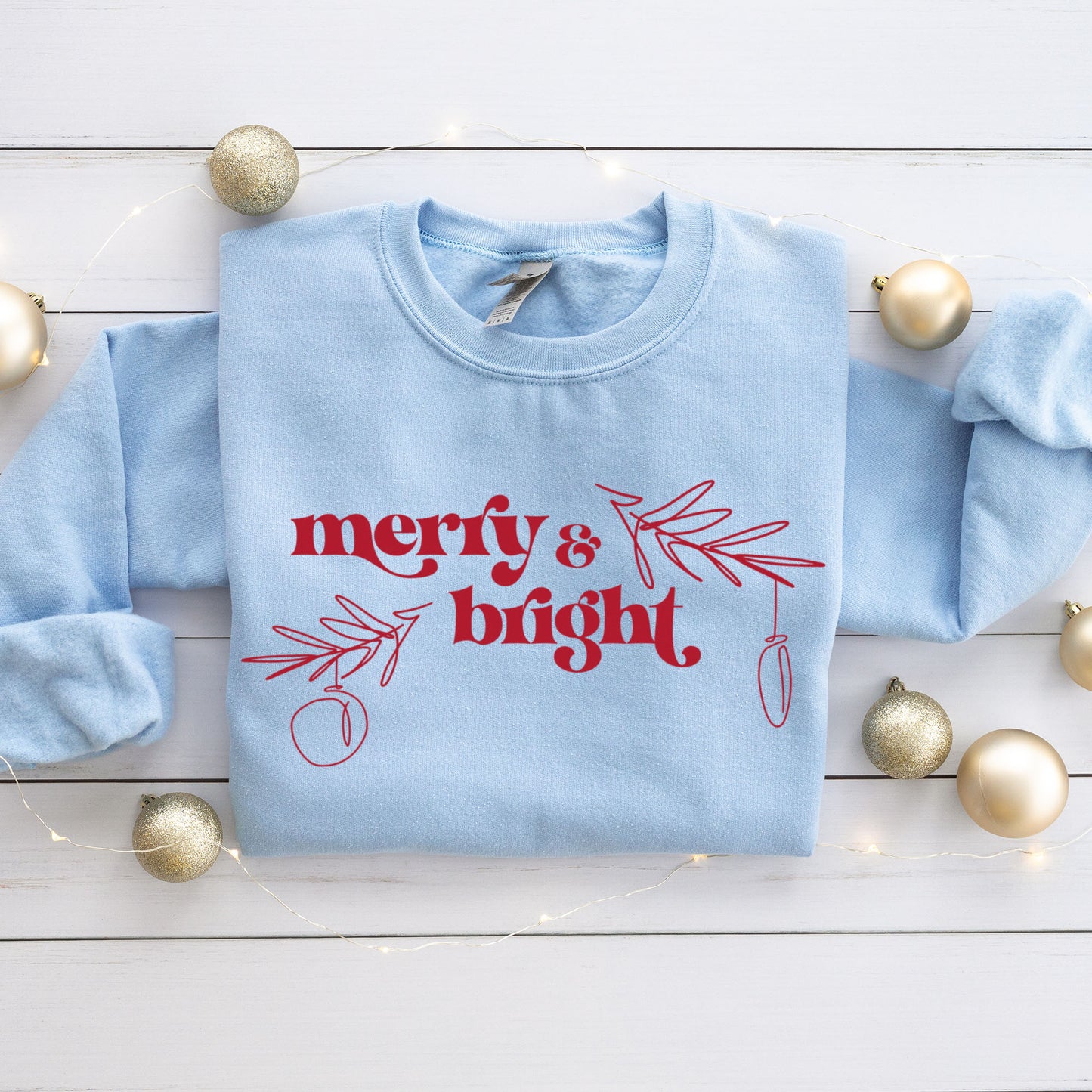Merry and Bright Christmas Sweater