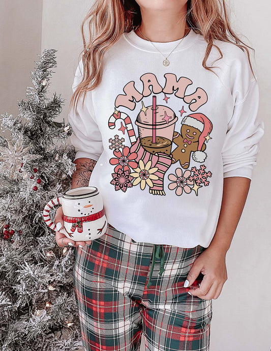 julegenser mama hvit