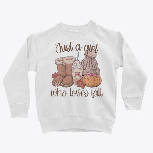 Just a Girl Who Loves Fall Sweatshirt