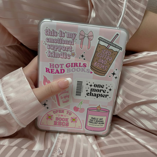 Booktok Kindle Insert Pink