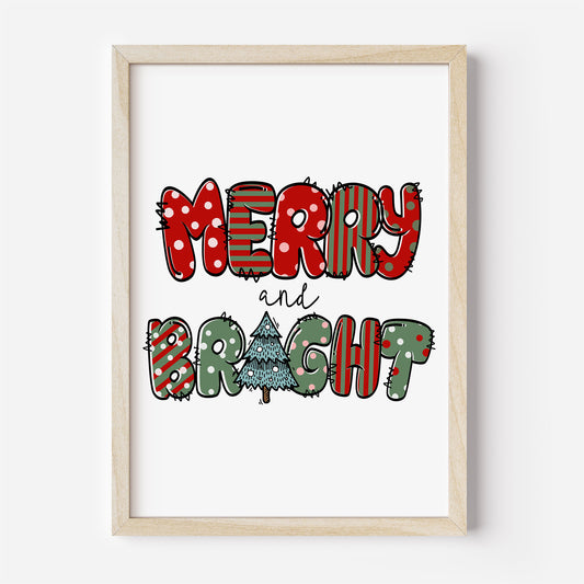 Merry and Bright Plakat