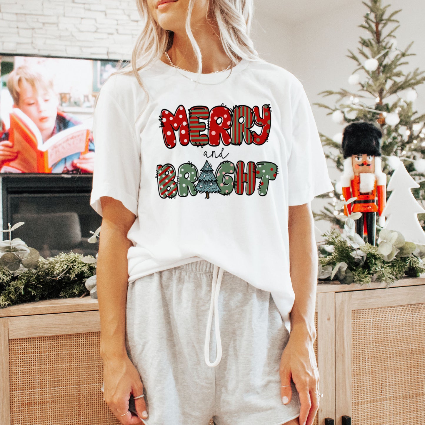 Merry and Bright T-skjorte