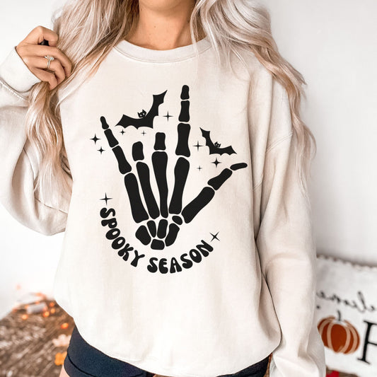 spooky season halloween genser sand