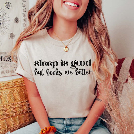 t-skjorte books are better #booktok