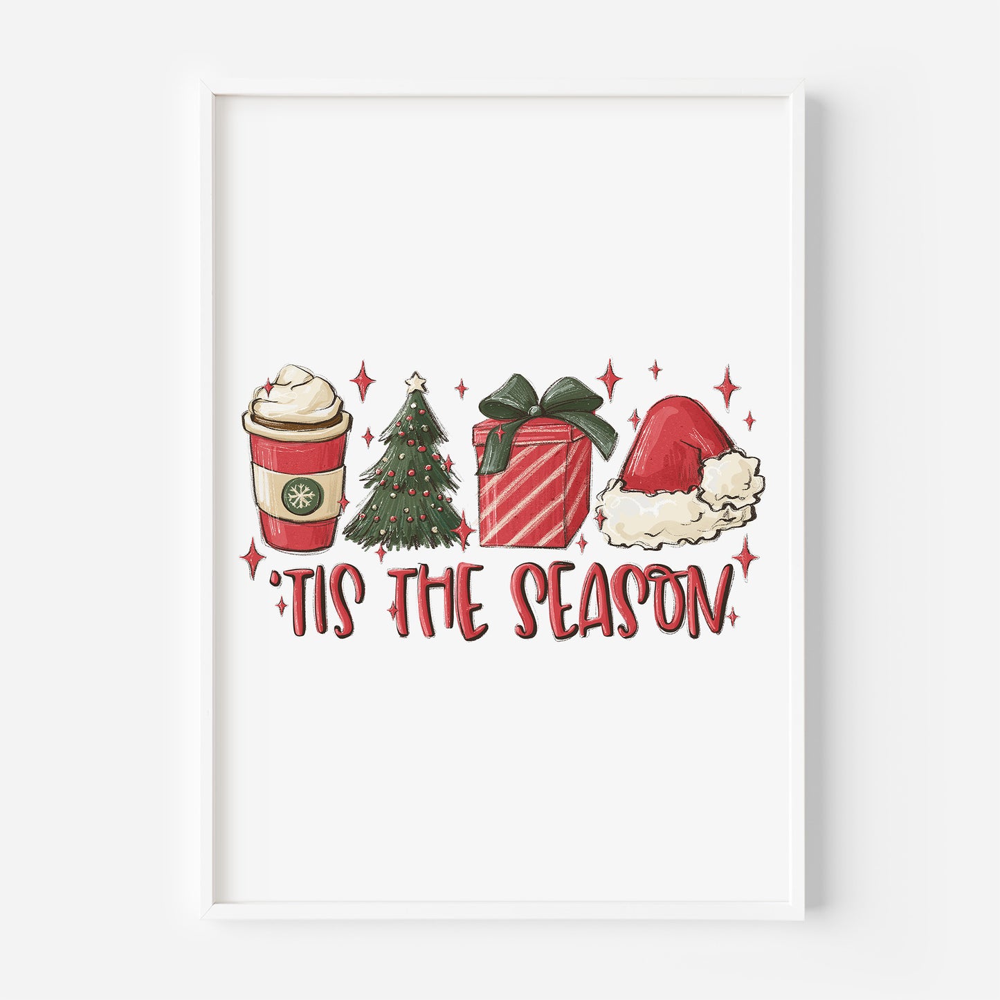 Tis The Season Christmas Poster