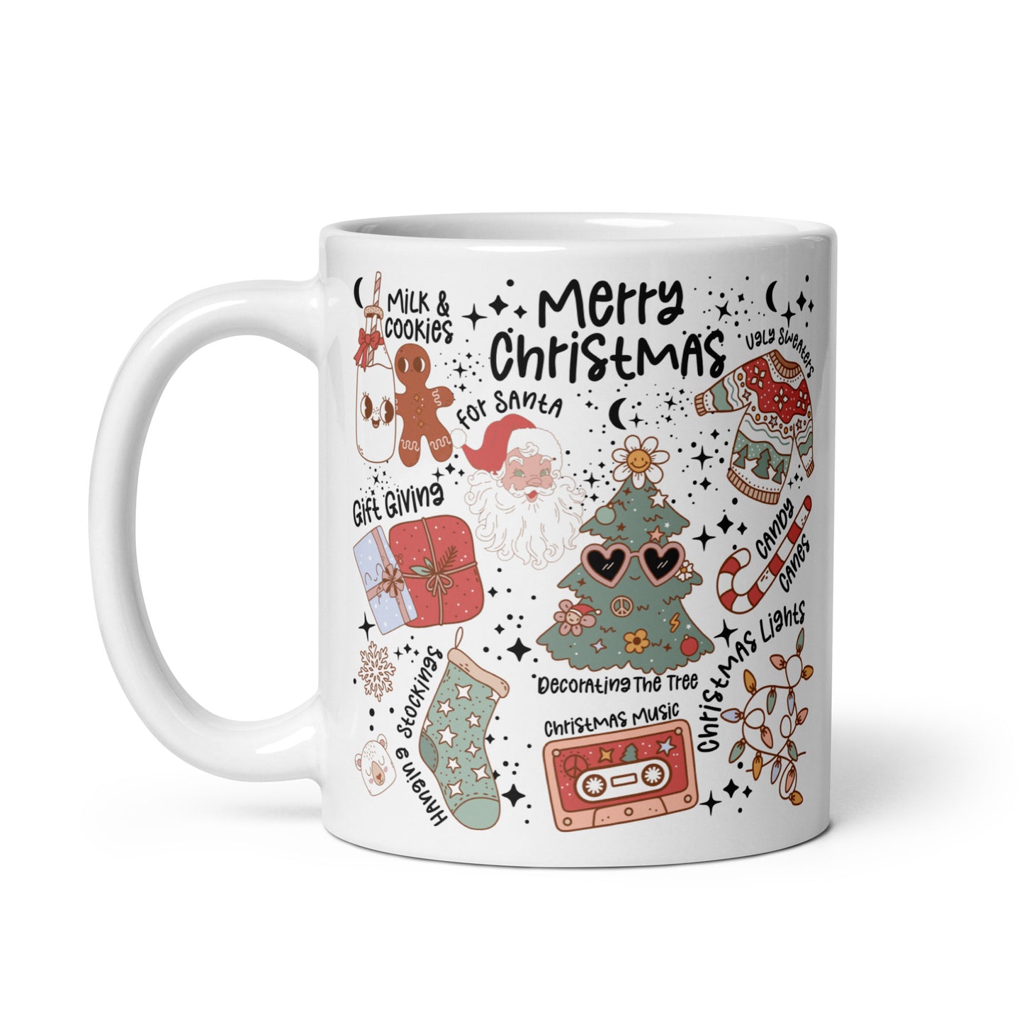 Christmas Mug Retro