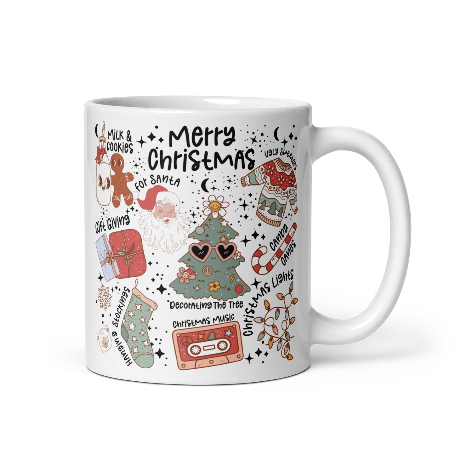 Christmas Mug Retro