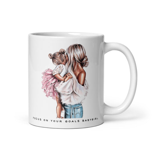 Focus on your goals babygirl krus - Mor & Datter