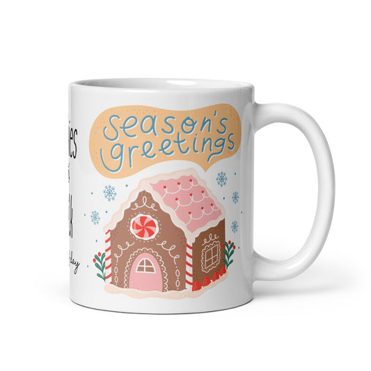 Christmas mug Cookies and Milk