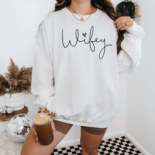 Wifey Sweatshirt | Økologisk