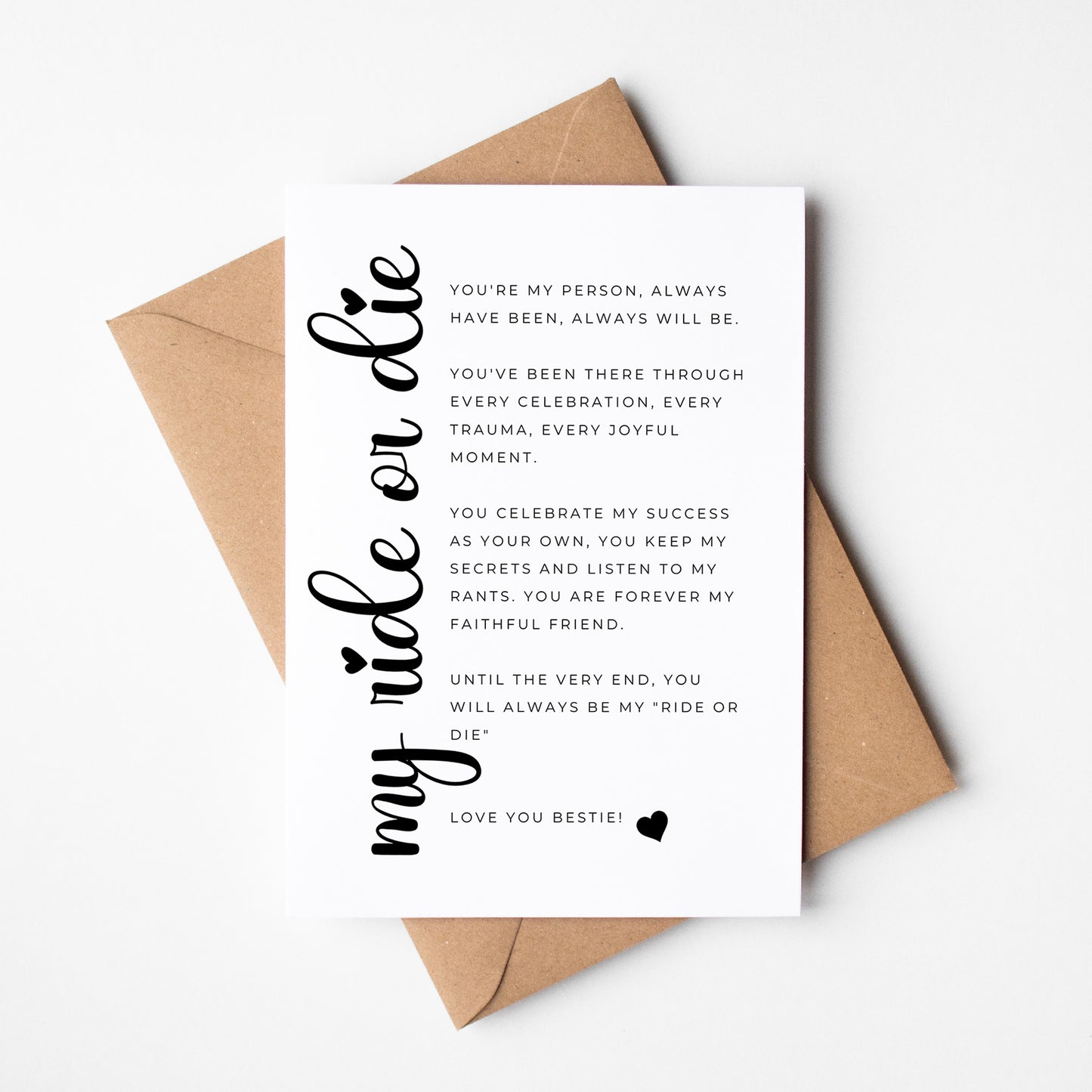 My Ride or Die Canva Template