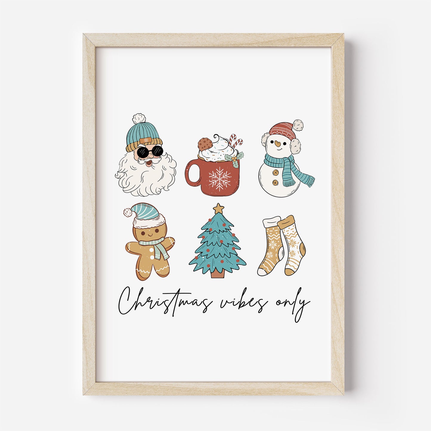 christmas vibes only plakat