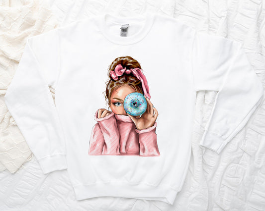 Donut Girl Genser