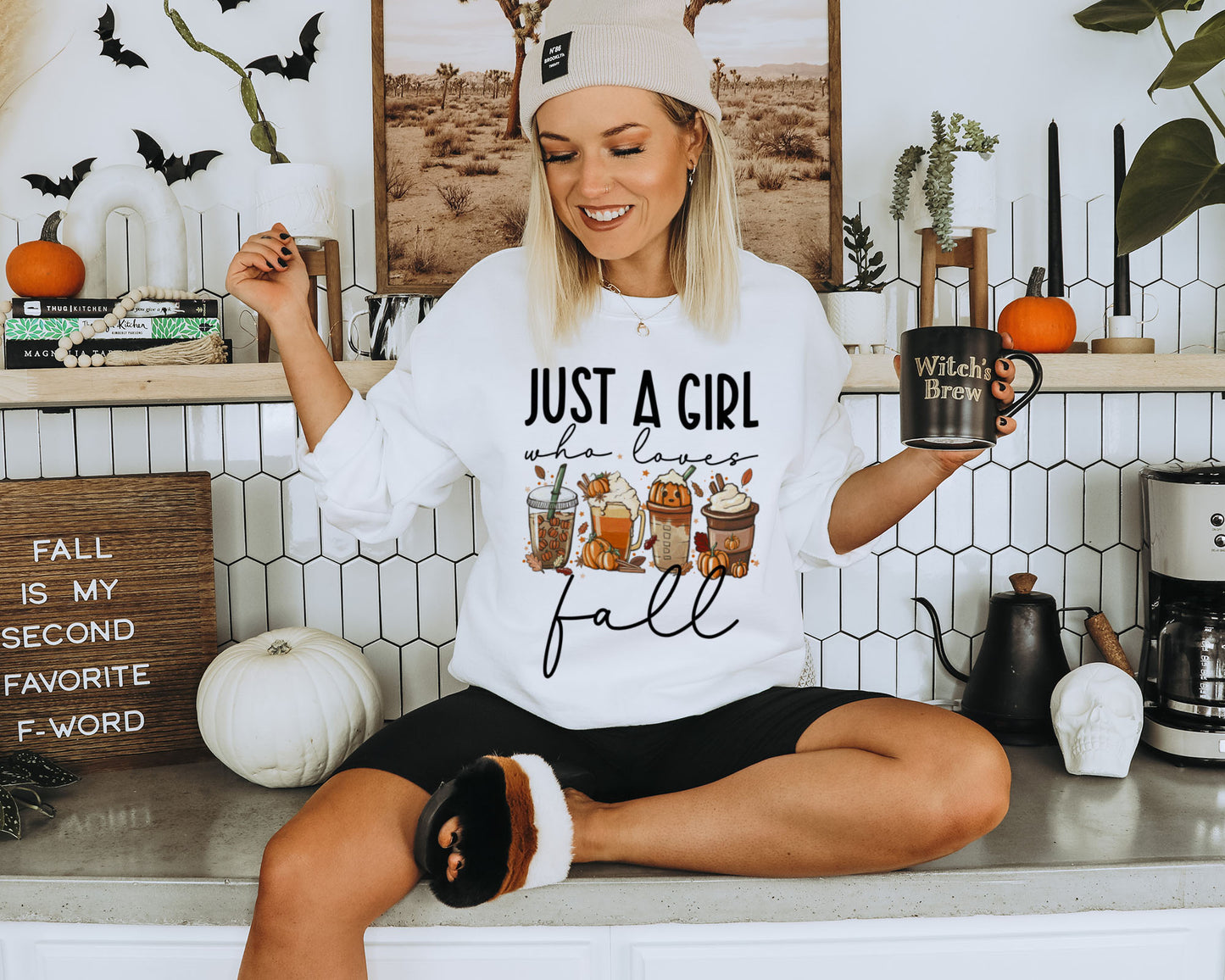 Just A Girl Who Loves Fall Sweatshirt