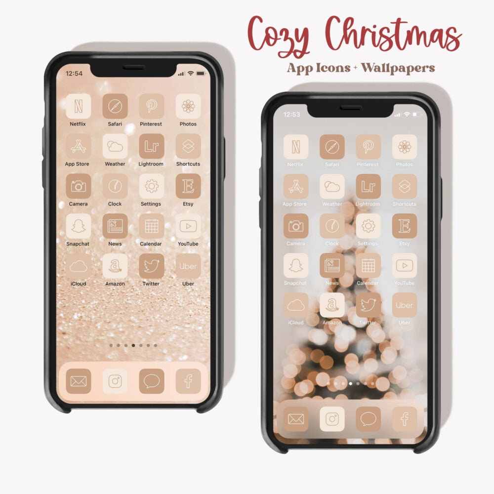 Cozy Christmas App Icons
