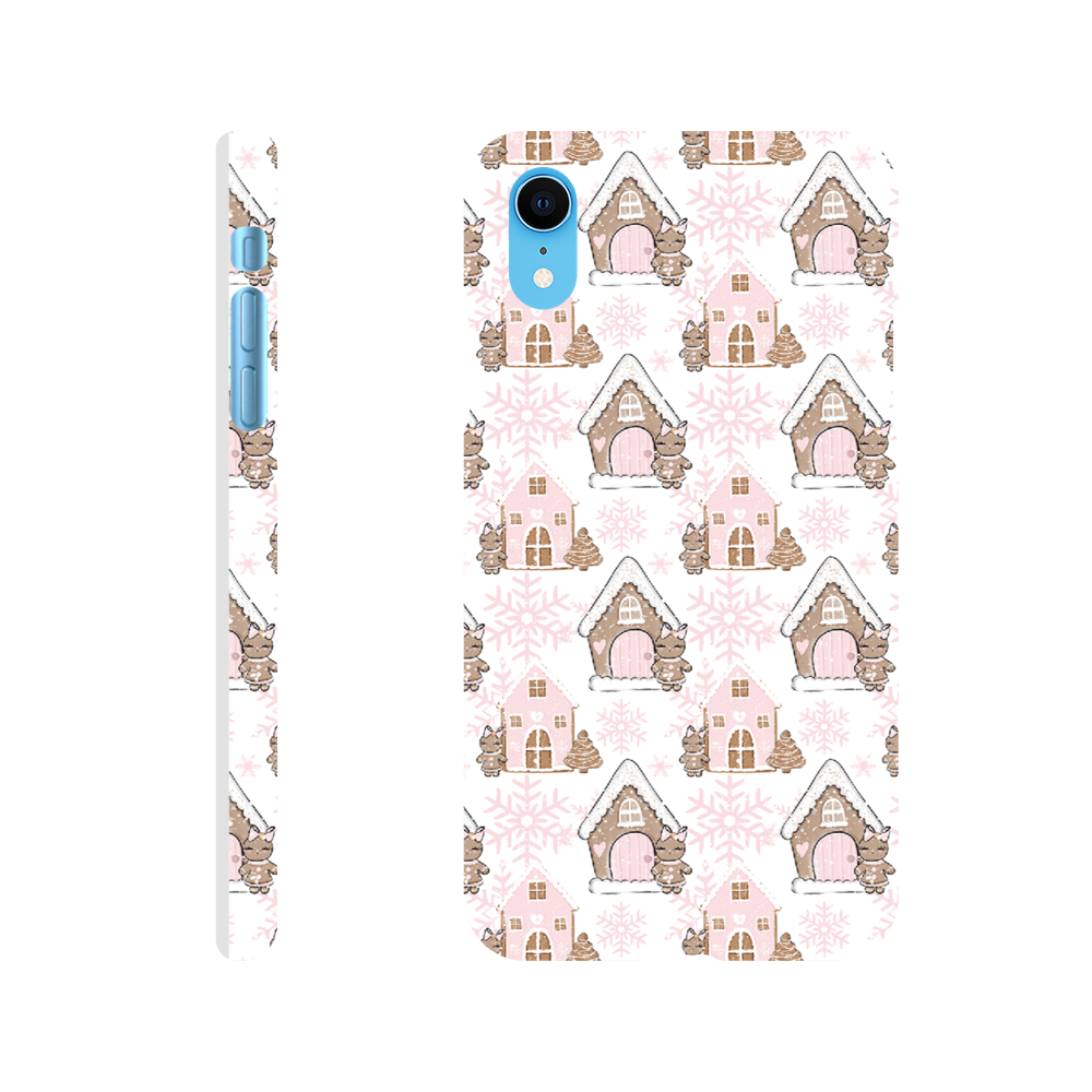 Pink Christmas iPhone mobildeksel