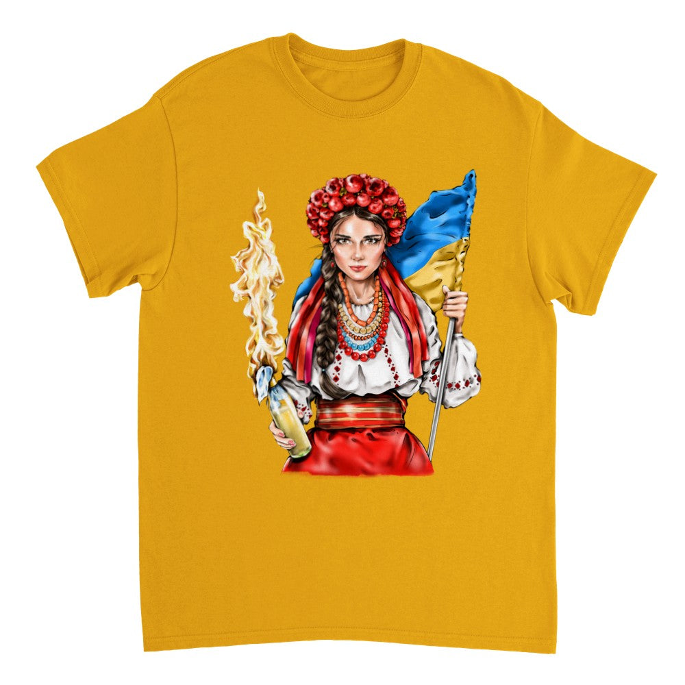 Slava Ukraine T-skjorte