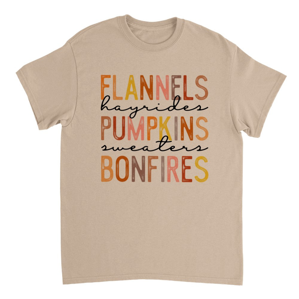 Pumpkins Bonfires T-Shirt