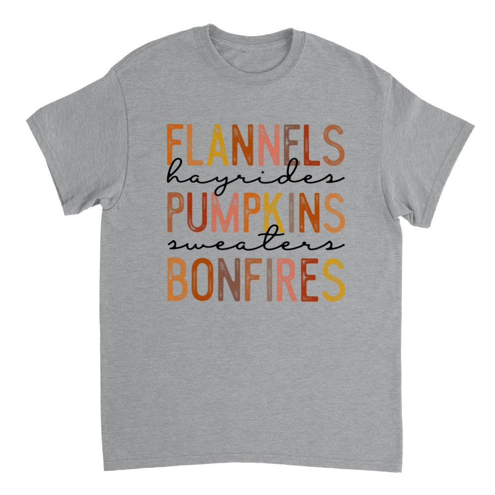 Pumpkins Bonfires T-Shirt