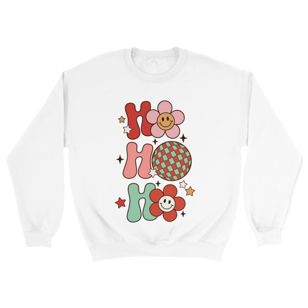 Christmas Sweaters Groovy Ho Ho Ho