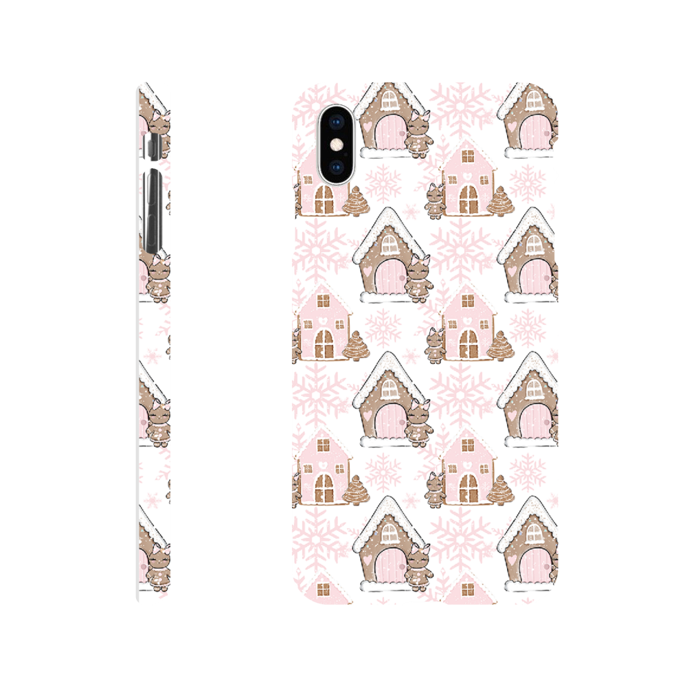 Pink Christmas iPhone mobildeksel