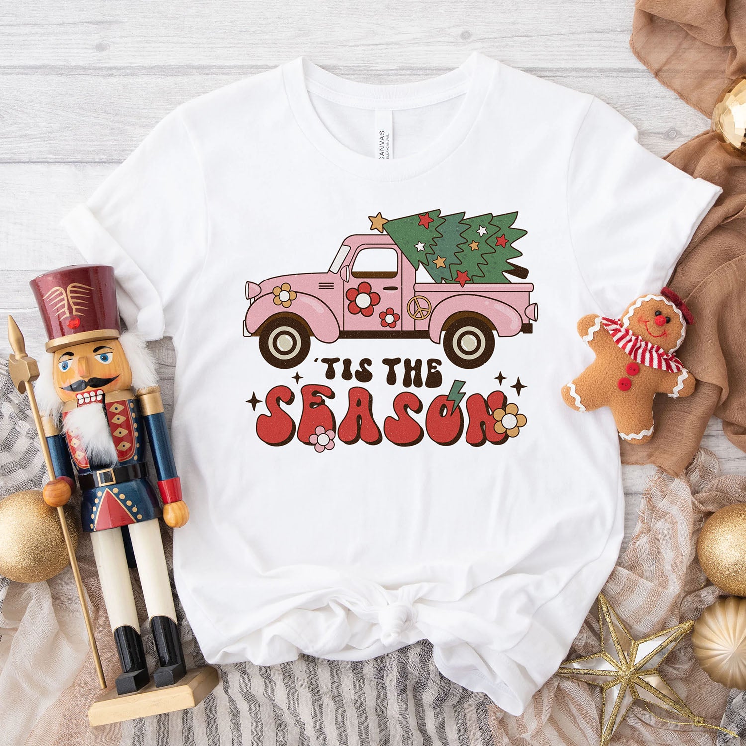 t-skjorte med julemotiv