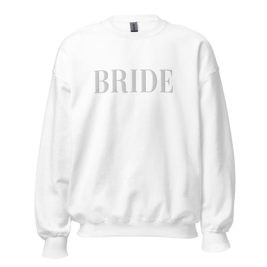 Bride Sweatshirt Brodert