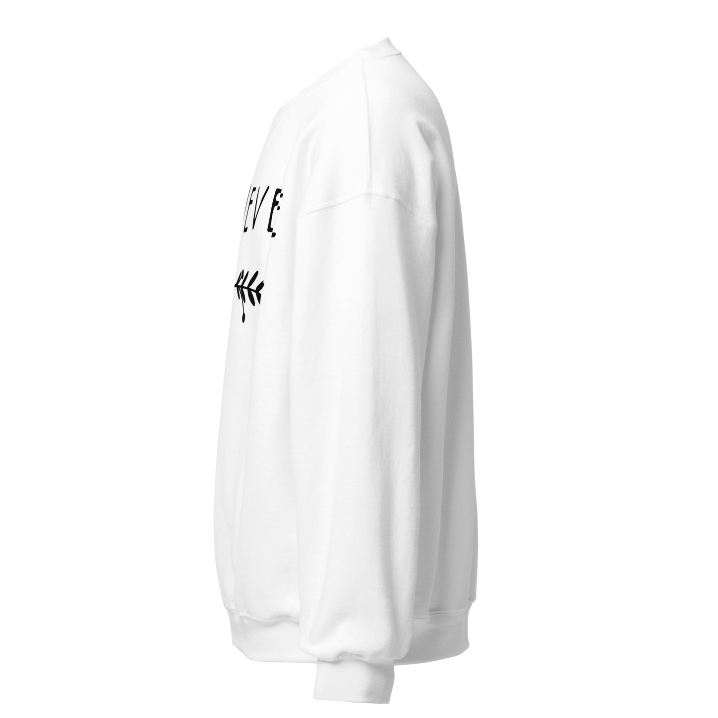Christmas Sweater Minimalist Believe