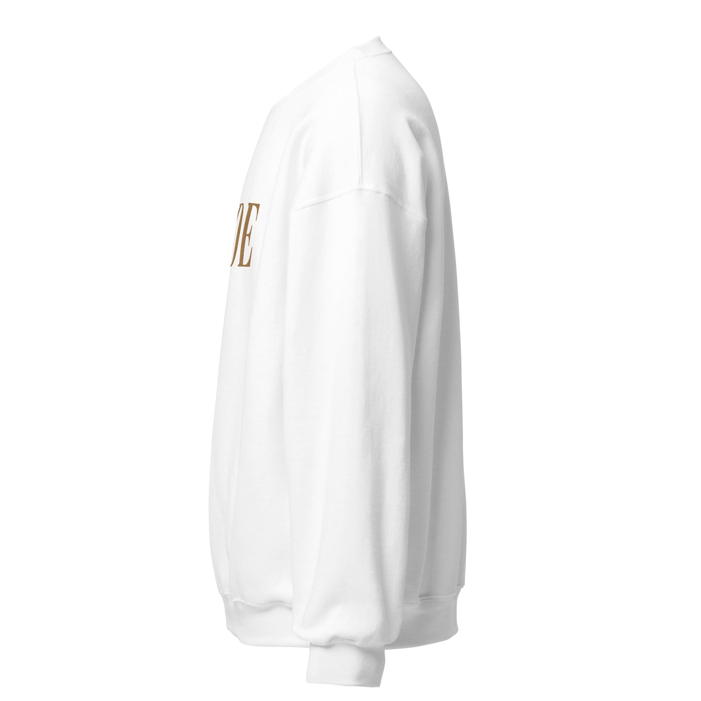 Bride Sweatshirt Embroidered Gold