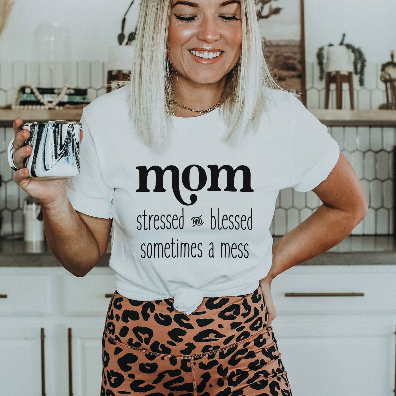Mom Life T-Skjorter