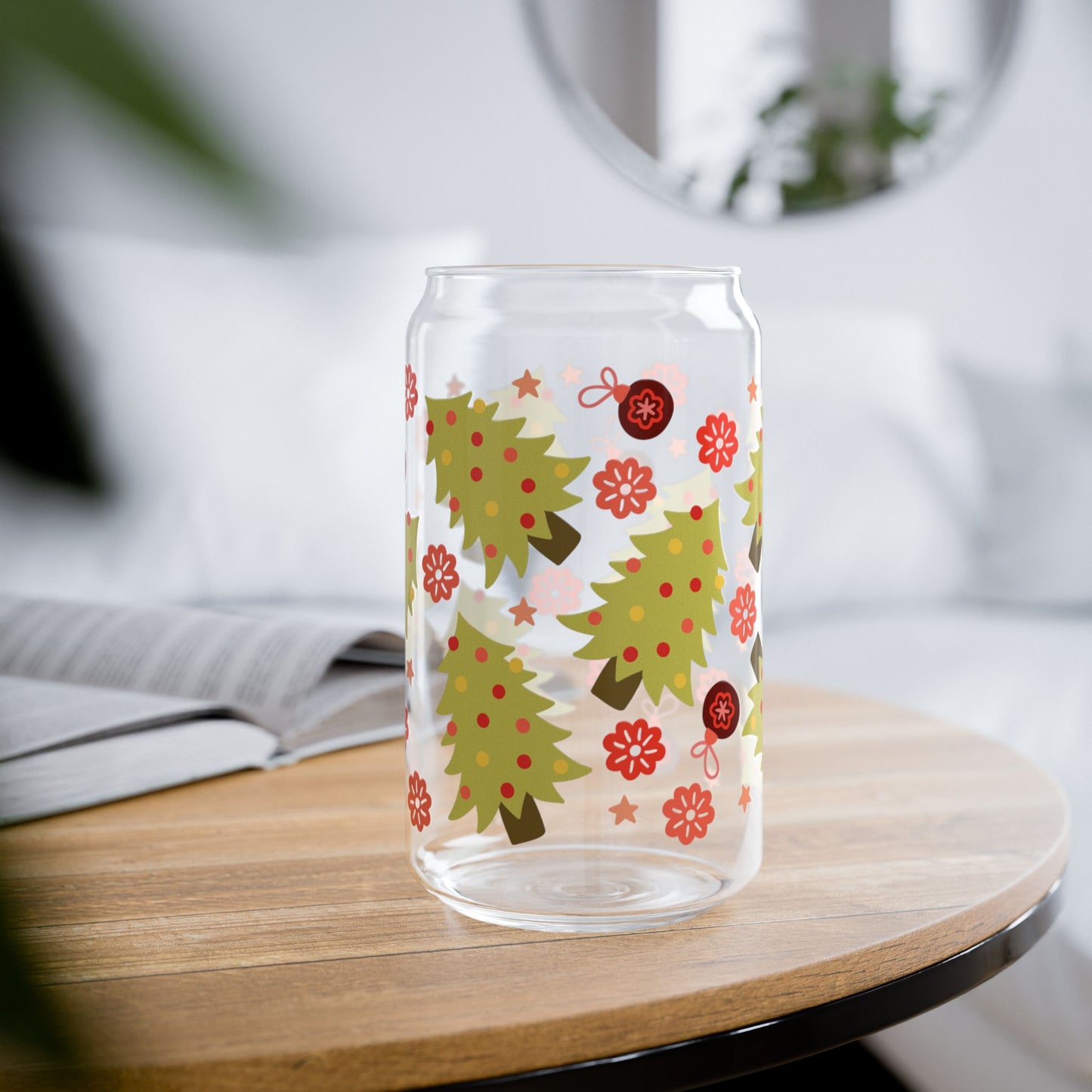 90s Christmas Glass - jul