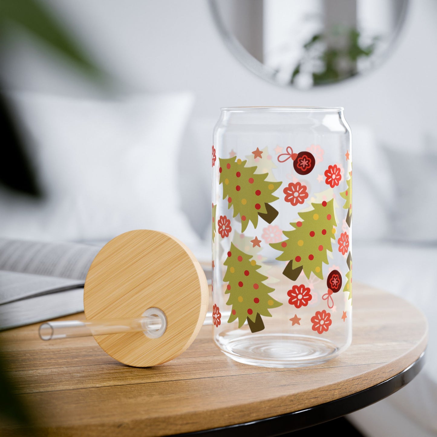 90s Christmas Glass - jul