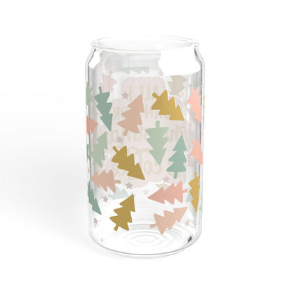 Christmas Coffee Glass