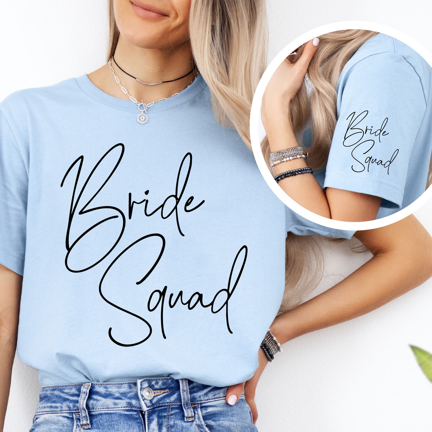 Bride Squad t-skjorte til utdrikkingslag