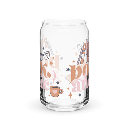 Bookaholic BookTok Glass