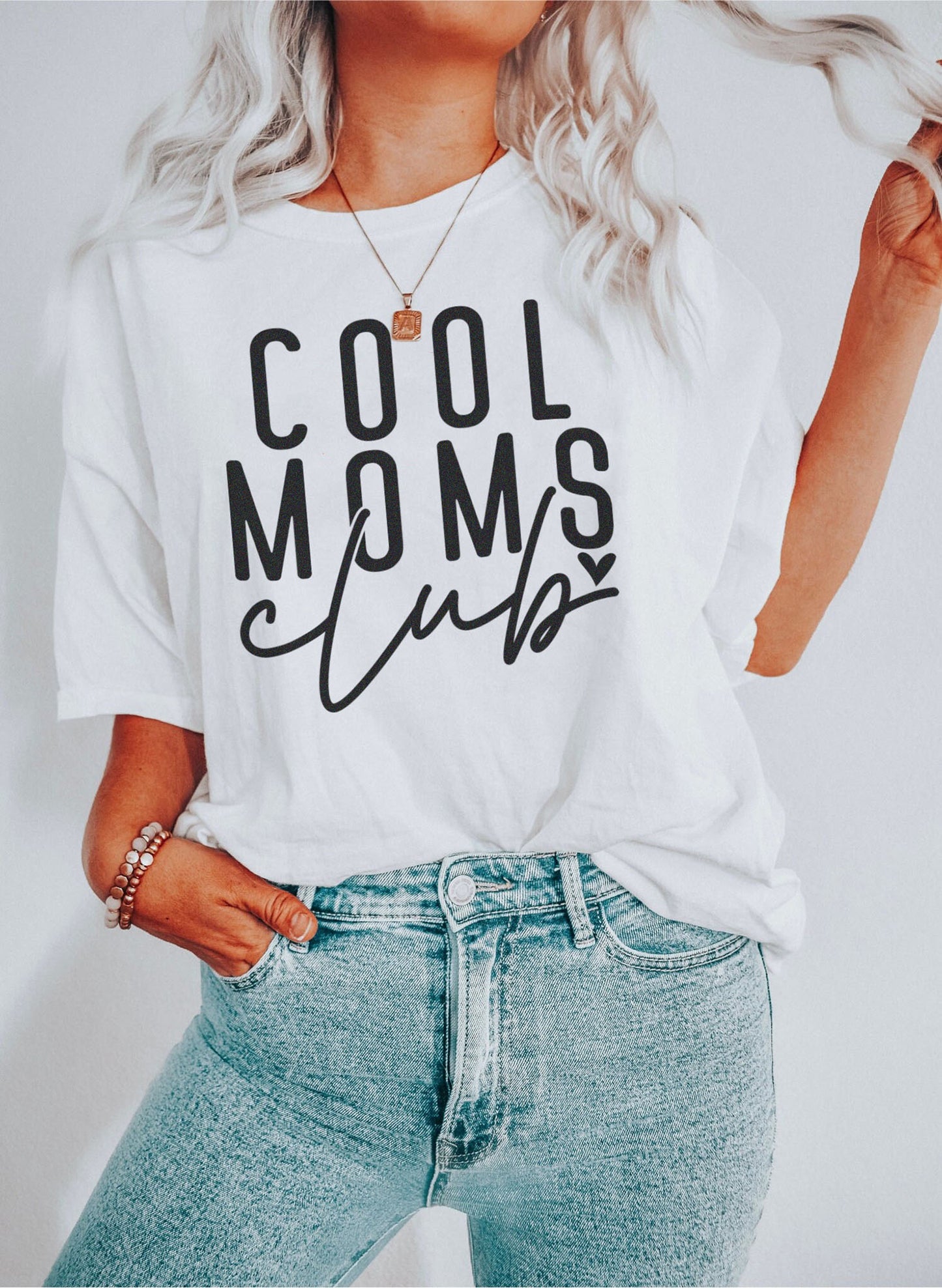Cool Moms Club T-skjorte