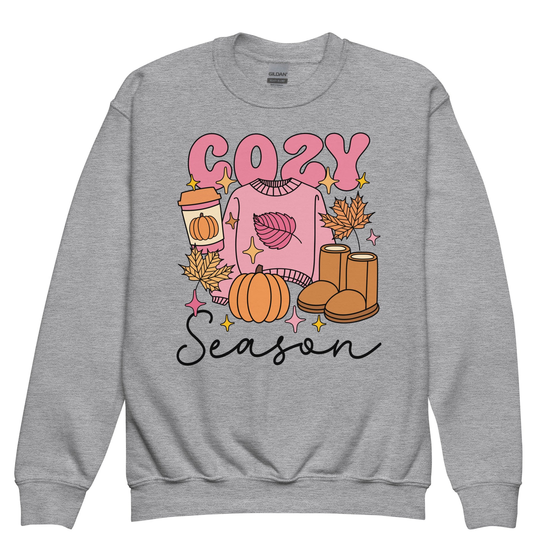 cozy season sweatshirt barn grå