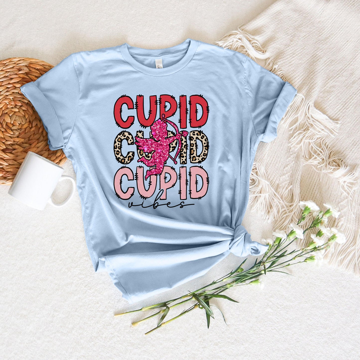 Cupid Vibes Valentine T-skjorte
