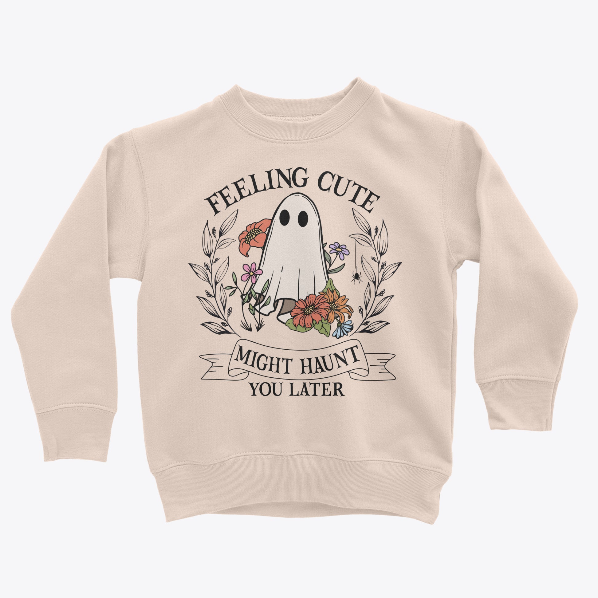 feeling cute might haunt you later halloween sweatshirt